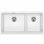 Blanco 523588 Subline 480/320-U 雙盆昇盤 (白色 White)